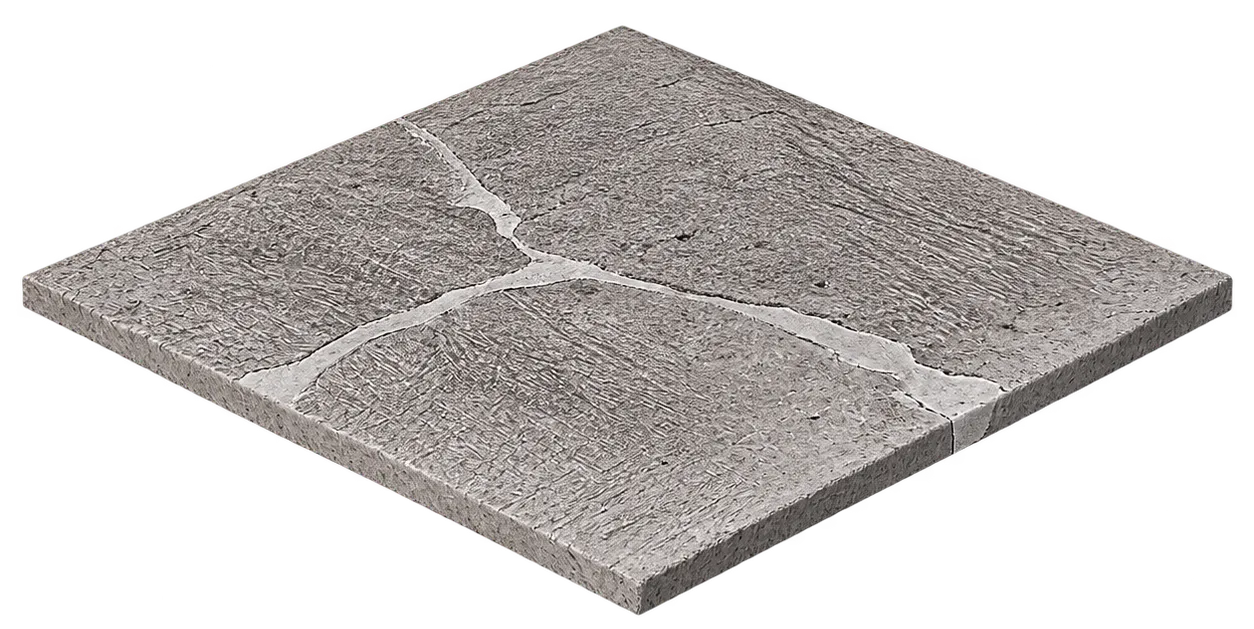 3D model of the repair and mechanical preparation layer, showing how TreadStrong Solutions addresses cracks and mechanically profiles the surface so the new coating system can securely bond.