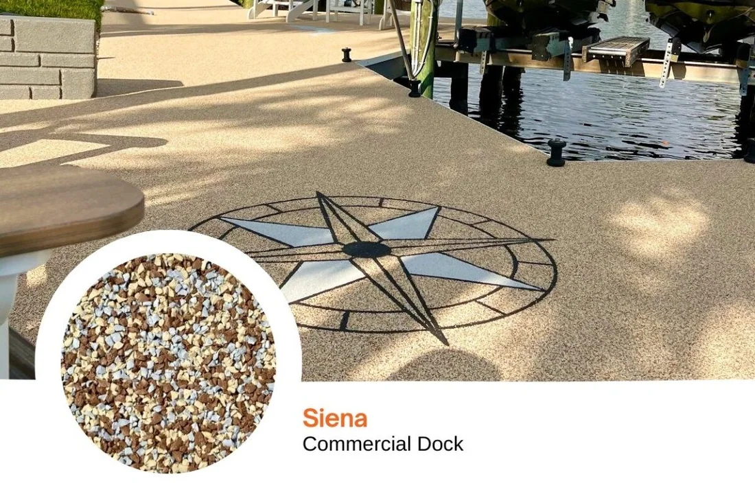 Siena blend shown on a commercial dock